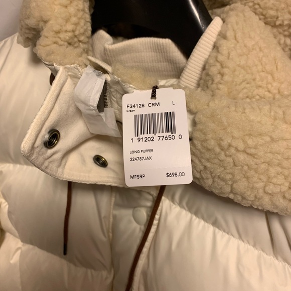 Coach off White Winter Coat - Picture 3 of 4